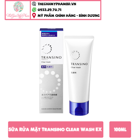 Sữa Rửa Mặt Transino Clear Wash EX 100g