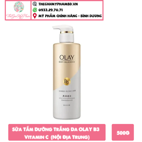 Sữa Tắm Dưỡng Trắng Da OLAY B3 + Vitamin C 500g (Nội Địa Trung)