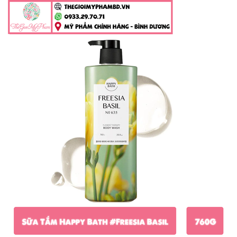 Sữa Tắm Happy Bath 760g #Freesia Basi