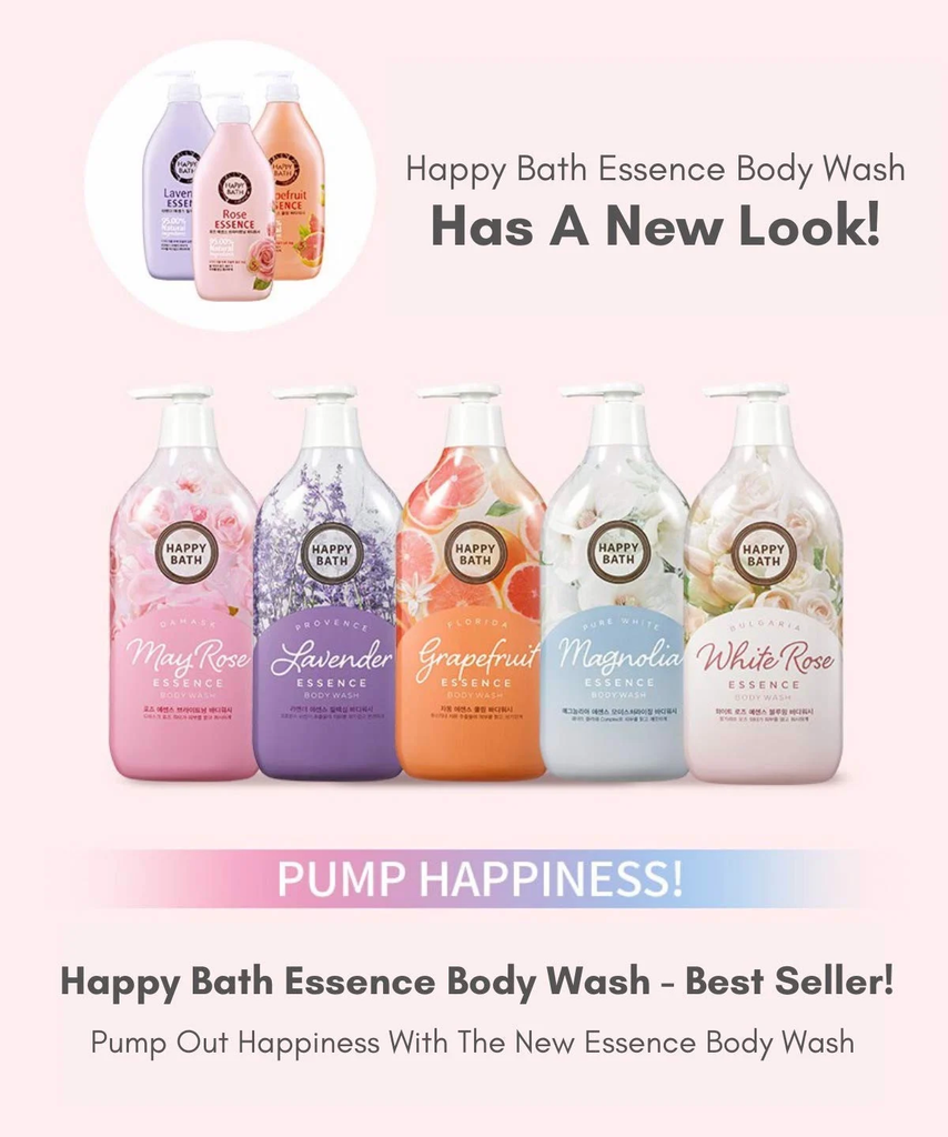 Sữa Tắm Happy Bath Essence Body Wash 900g #Lavender