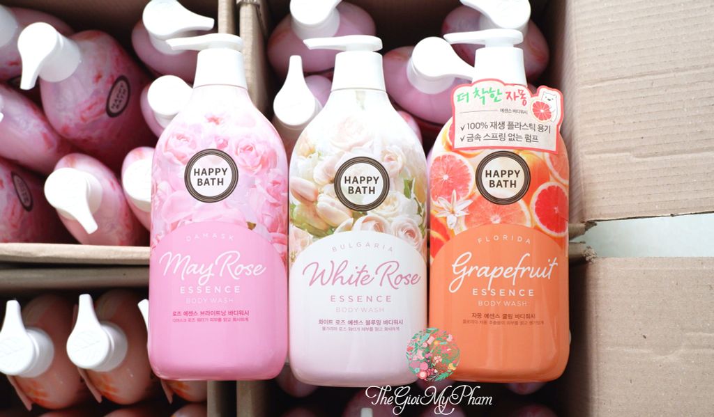 Sữa tắm Happy Bath May Rose 900g SALE 170K>125K