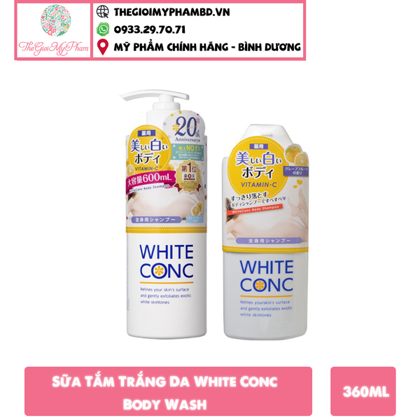 Sữa Tắm Trắng Da White Conc 360ml