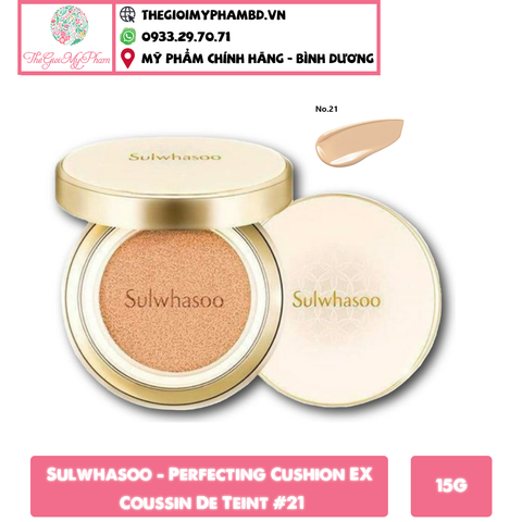 Sulwhasoo - Perfecting Cushion EX Coussin De Teint #21 (Ko tđ)