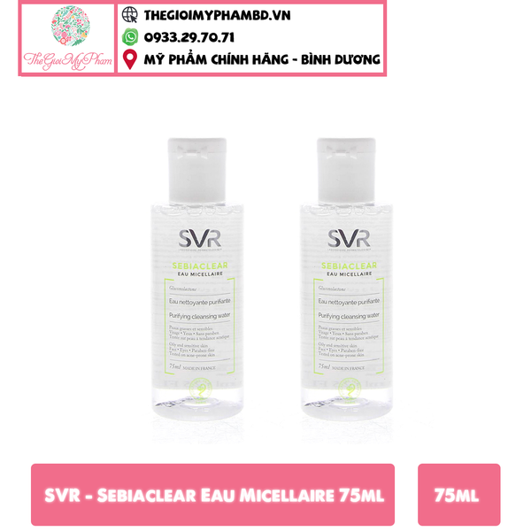 SVR - Sebiaclear Eau Micellaire 75ml