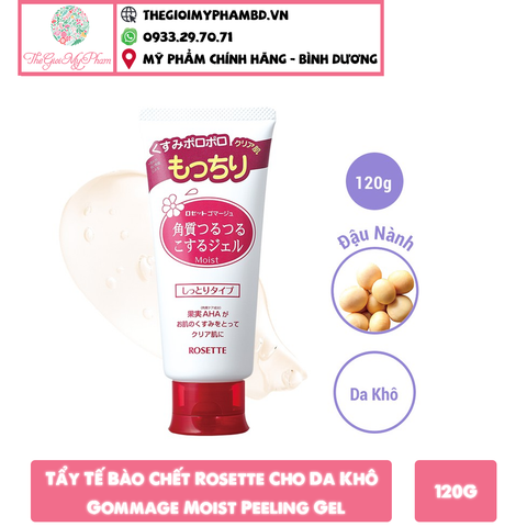 Tẩy Tế Bào Chết Rosette Cho Da Khô 120g Gommage Moist Peeling Gel