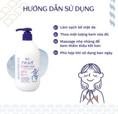 Sữa Dưỡng Thể Chống Nắng Dưỡng Ẩm Hatomugi The UV Milky Gel SPF31 PA+++ 250ml #UV Care & Moisturizing