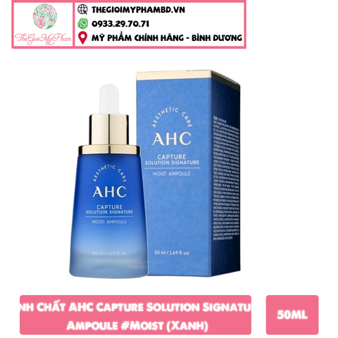 Tinh Chất AHC Capture Solution Signature Ampoule #Moist (Xanh)