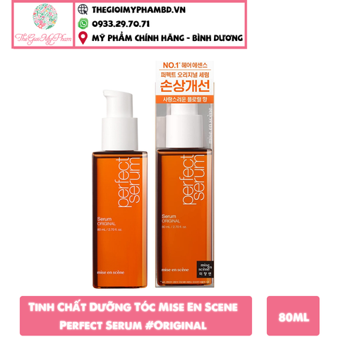 Tinh Chất Dưỡng Tóc Mise En Scene Perfect Serum 80ml #Original Mẫu Mới