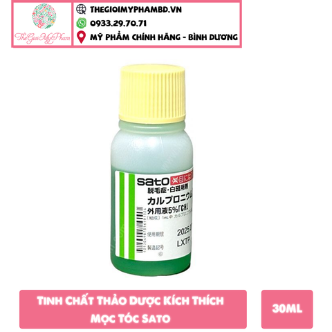 Tinh Chất Thảo Dược Kích Thích Mọc Tóc Sato 30ml