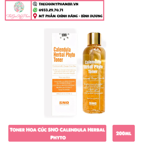 SNO - Calendula Herbal Phyto Toner 200ml