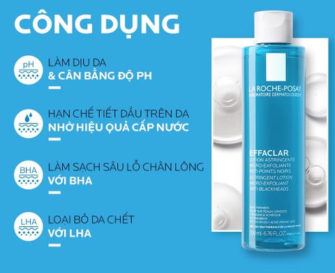 Laroche Posay - Toner Se Khít LCL 200ml (Da dầu mụn)