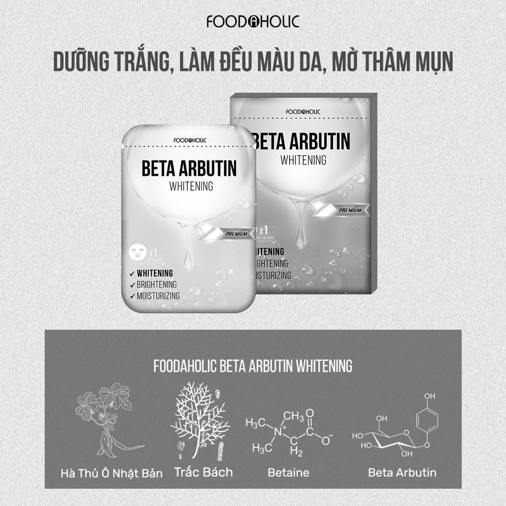 Nạ Food Holic #Beta Arbutin Whitening