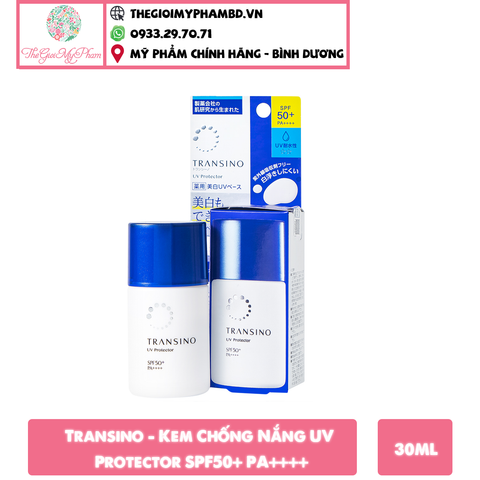 Transino - Kem Chống Nắng UV Protector SPF50+ PA++++ 30ml