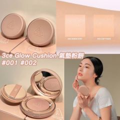 [KTD] Phấn Nước 3CE Soft Matte Fit Cushion SPF50+ PA+++  SPF 50+/PA++++ 15g #001 Warm Ivory (Kèm lõi)  - Da sáng