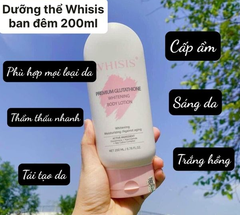 Whisis Premium Glutathione Whitening Body Lotion 200ml