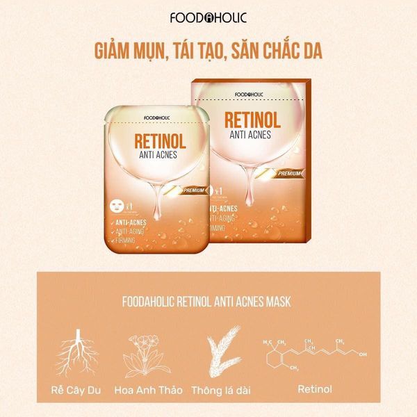 Nạ Food Holic #Retinol Anti Acnes