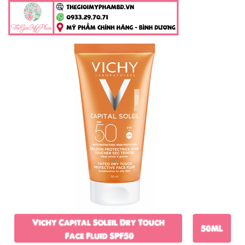 Vichy - Kem chống nắng Vichy Pháp 50ml (Dạng Emulsion) Mẫu mới