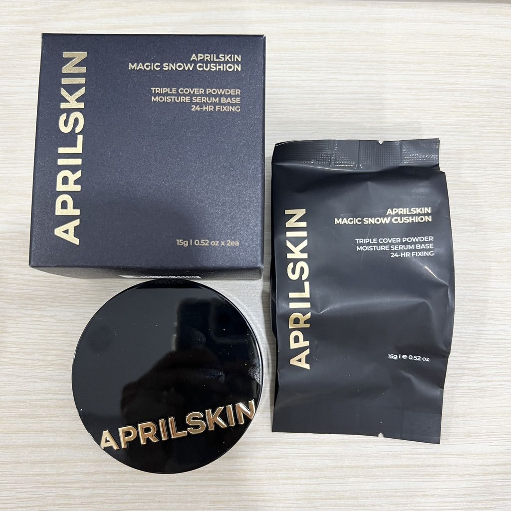 April Skin - Magic Snow Cushion Triple Cover Powder #21 (Kèm Lõi)