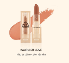 3CE - Son Thỏi Soft Matte #Warmish Move