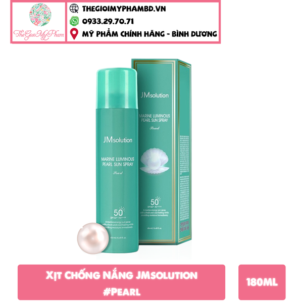 Xịt chống nắng JMsolution #Pearl 180ml