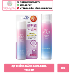 Xịt Chống Nắng Skin Aqua Tone Up 70g