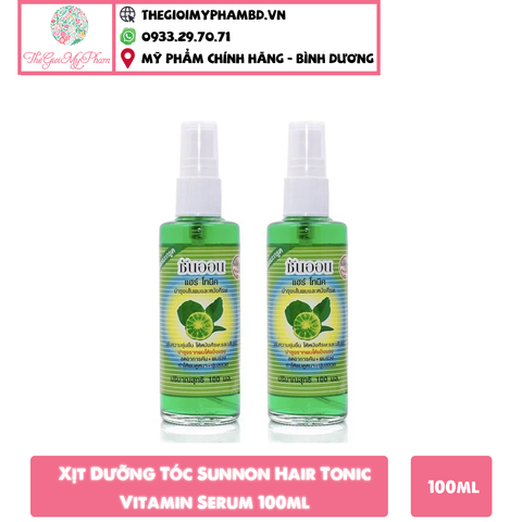 Xịt Dưỡng Tóc Sunnon Hair Tonic Vitamin Serum 100ml (Thái)