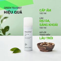 Xịt Khoáng Dưỡng Ẩm Trà Xanh Innisfree Green Tea Mist 150ml