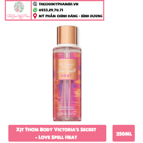 Xịt Thơm Victoria's Secret 250ml #Love Spell Heat (Mẫu mới)