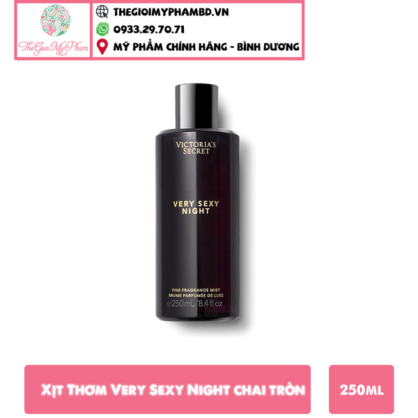 [KTD] Xịt Thơm Toàn Thân Victoria’s Secret Very Sexy Night 250ml Mẫu Mới