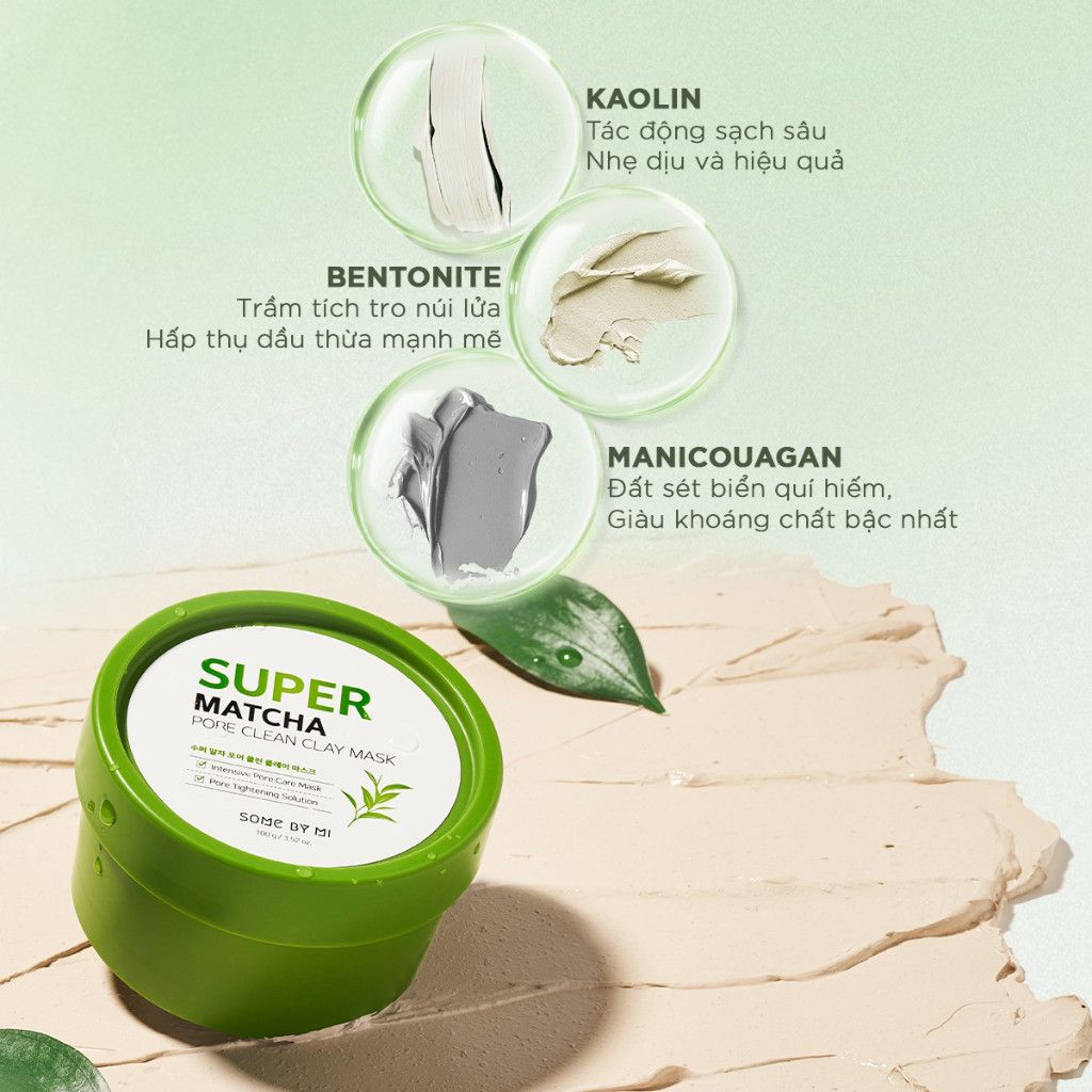 Some By Mi - Super Matcha Pore Clean Clay Mask 100g