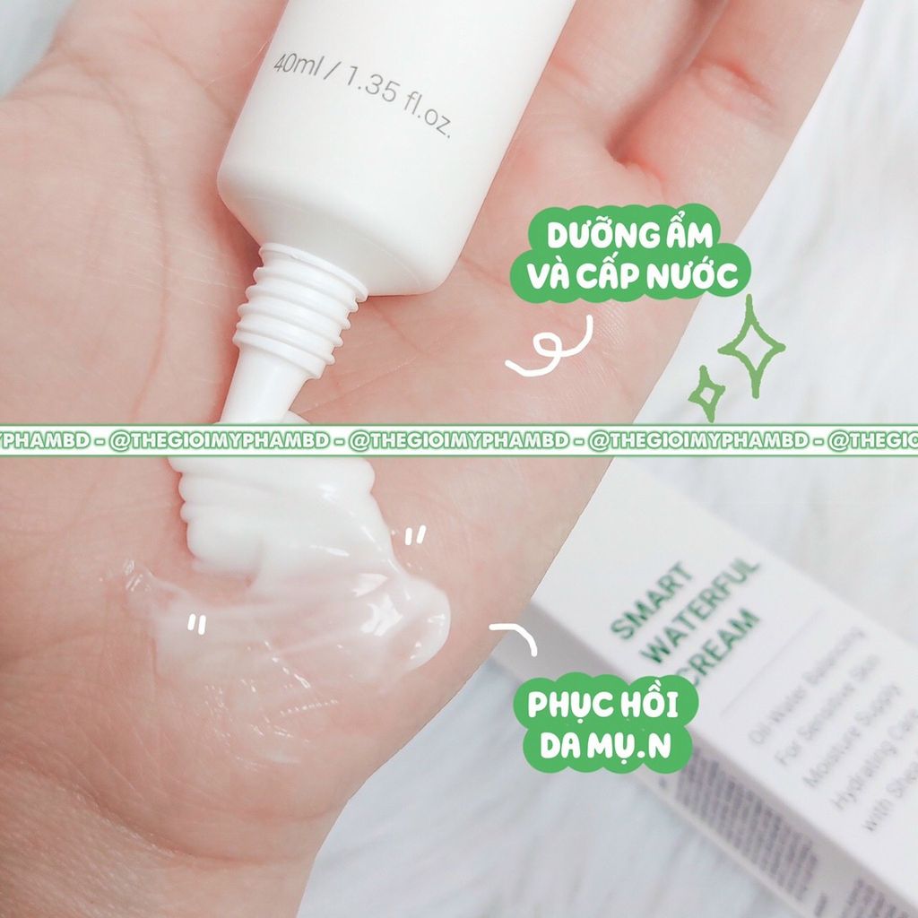 Caryophy - Kem Dưỡng Cấp Nước & Phục Hồi Da Mụn Smart Waterful Cream 40ml