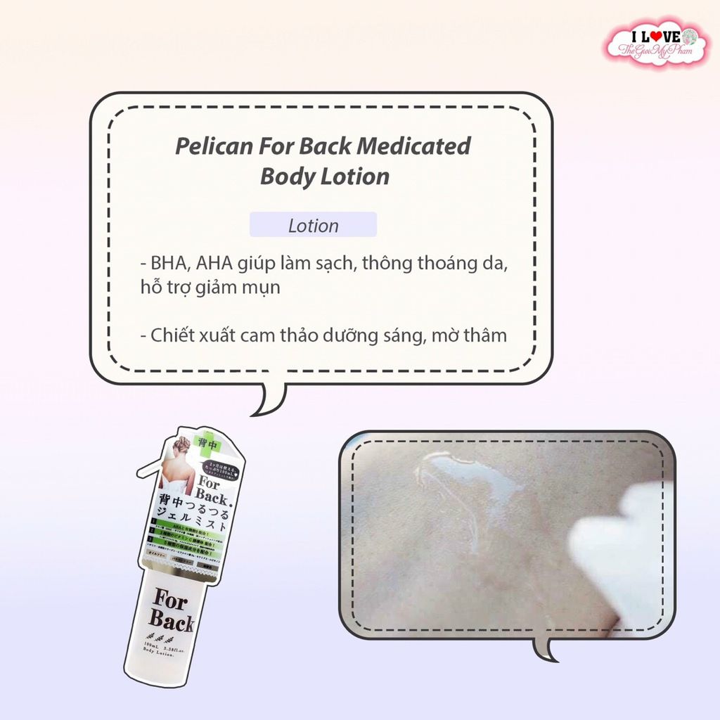 Xịt trị mụn lưng For Back Nhật 100ml