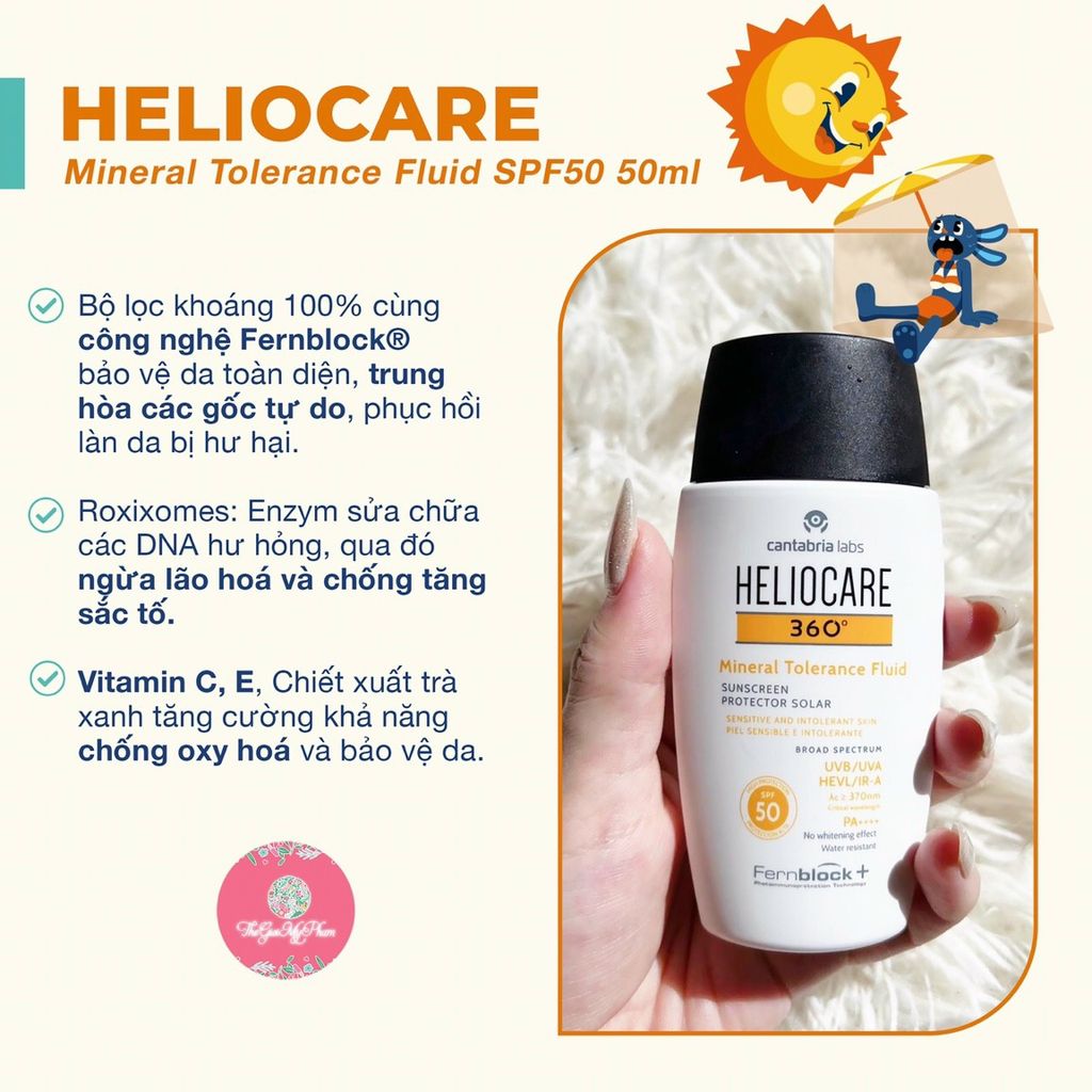 KCN Heliocare 360 Mineral Tolerance Fluid SPF50 50ml