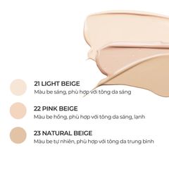 Phấn Nước Aprilskin Hero Cushion SPF50+/PA++++ Hộp Đỏ #22 Pink Beige - Da sáng hoặc trung bình tông lạnh