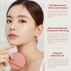 Phấn Nước Aprilskin Hero Cushion SPF50+/PA++++ 12g Hộp Đỏ #22 Pink Beige (Kèm lõi) - Da sáng hoặc trung bình tông lạnh