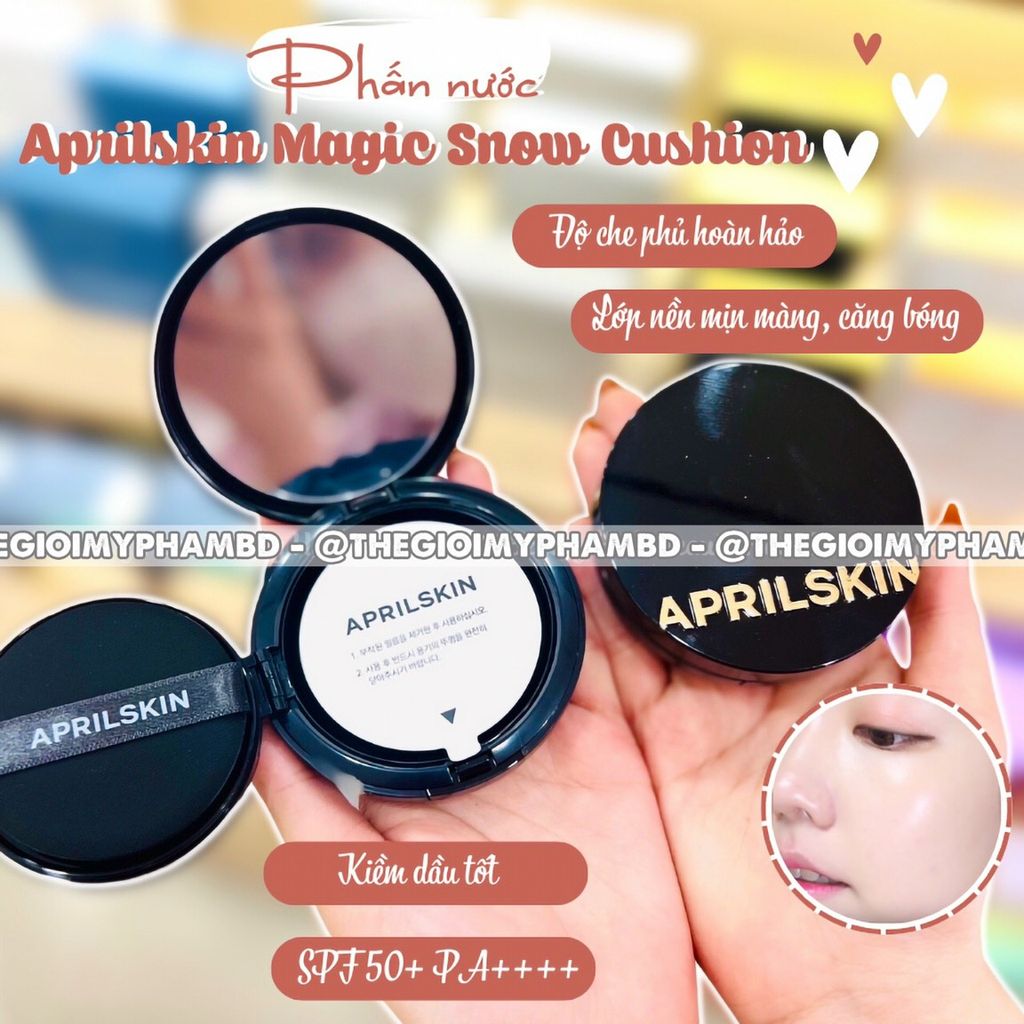 April Skin - Magic Snow Cushion Triple Cover Powder #22 (Kèm Lõi)