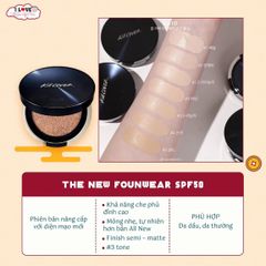 Phấn Nước Clio Kill Cover Founwear Cushion All New SPF50+ PA+++ 15g #3.5-BO Vanilla (Kèm Lõi) -  Da Tự Nhiên, tông màu be tự nhiên