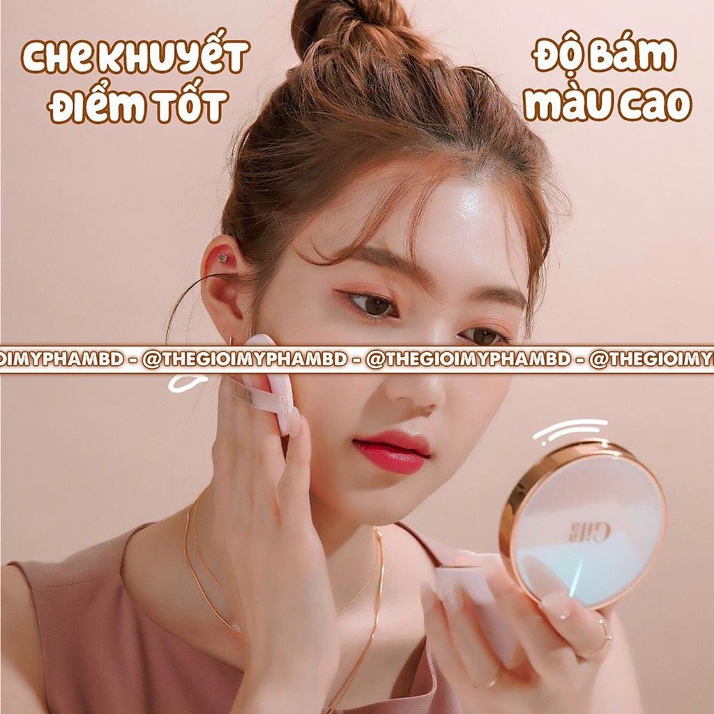 Phấn Nước Gilaa Long Wear DD Cushion #01 Light Beige - Da sáng