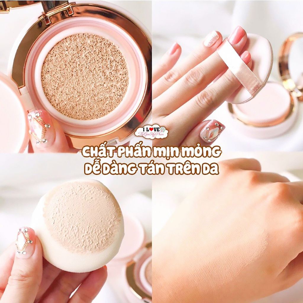 Phấn Nước Gilaa Long Wear DD Cushion #01 Light Beige - Da sáng