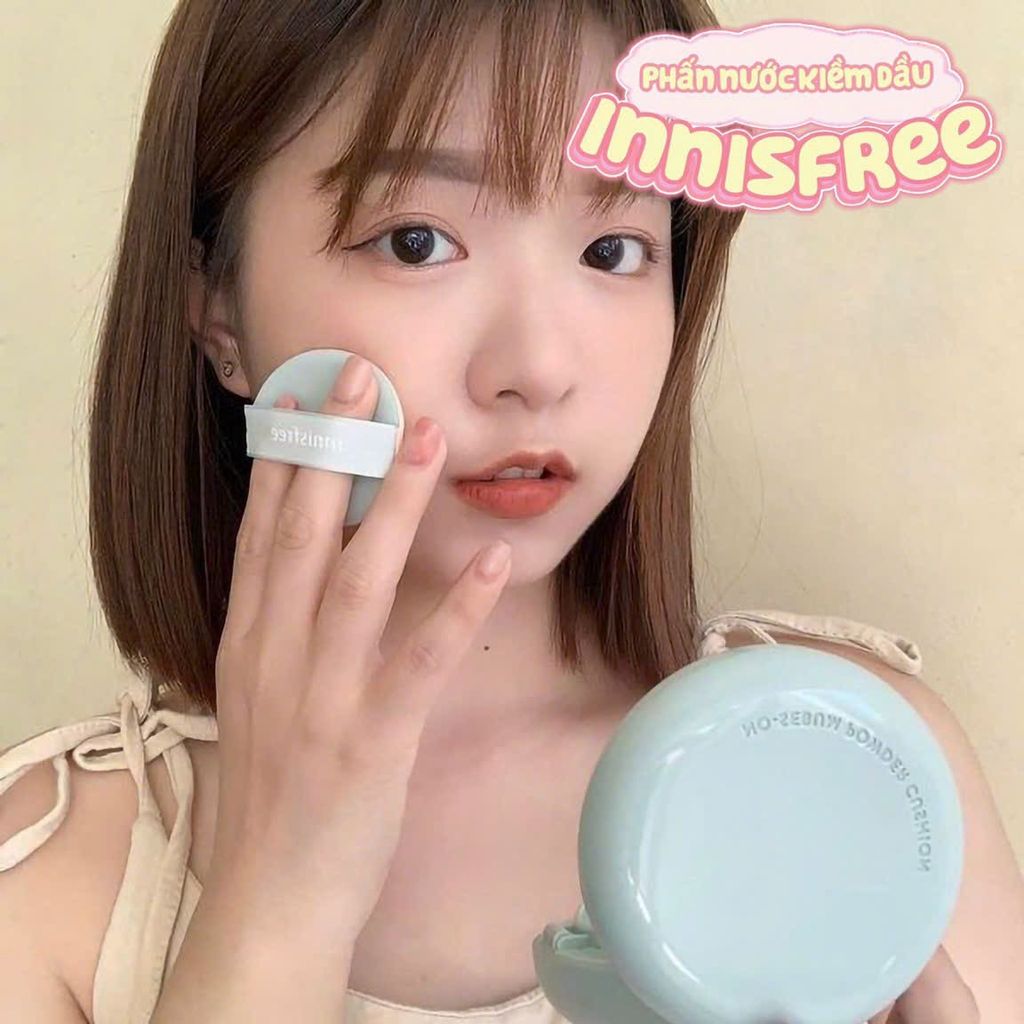 Phấn Nước Kiềm Dầu, Che Phủ Cao Innisfree No-Sebum Powder Cushion SPF35PA++ 14g #23N - Da tối màu