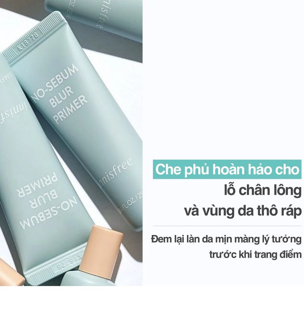 Kem Lót Kiềm Dầu Innisfree No Sebum Blur Primer 25ml