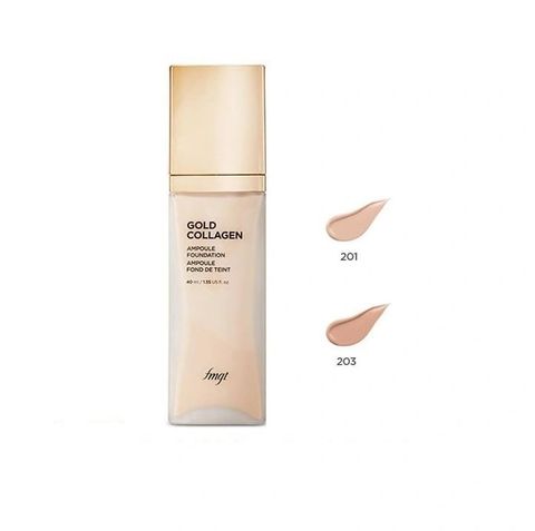 [Mẫu Mới] Kem Nền TheFaceShop Gold Collagen Ampoule Foundation SPF30 PA++ 40ml #V201 - Dành cho da sáng