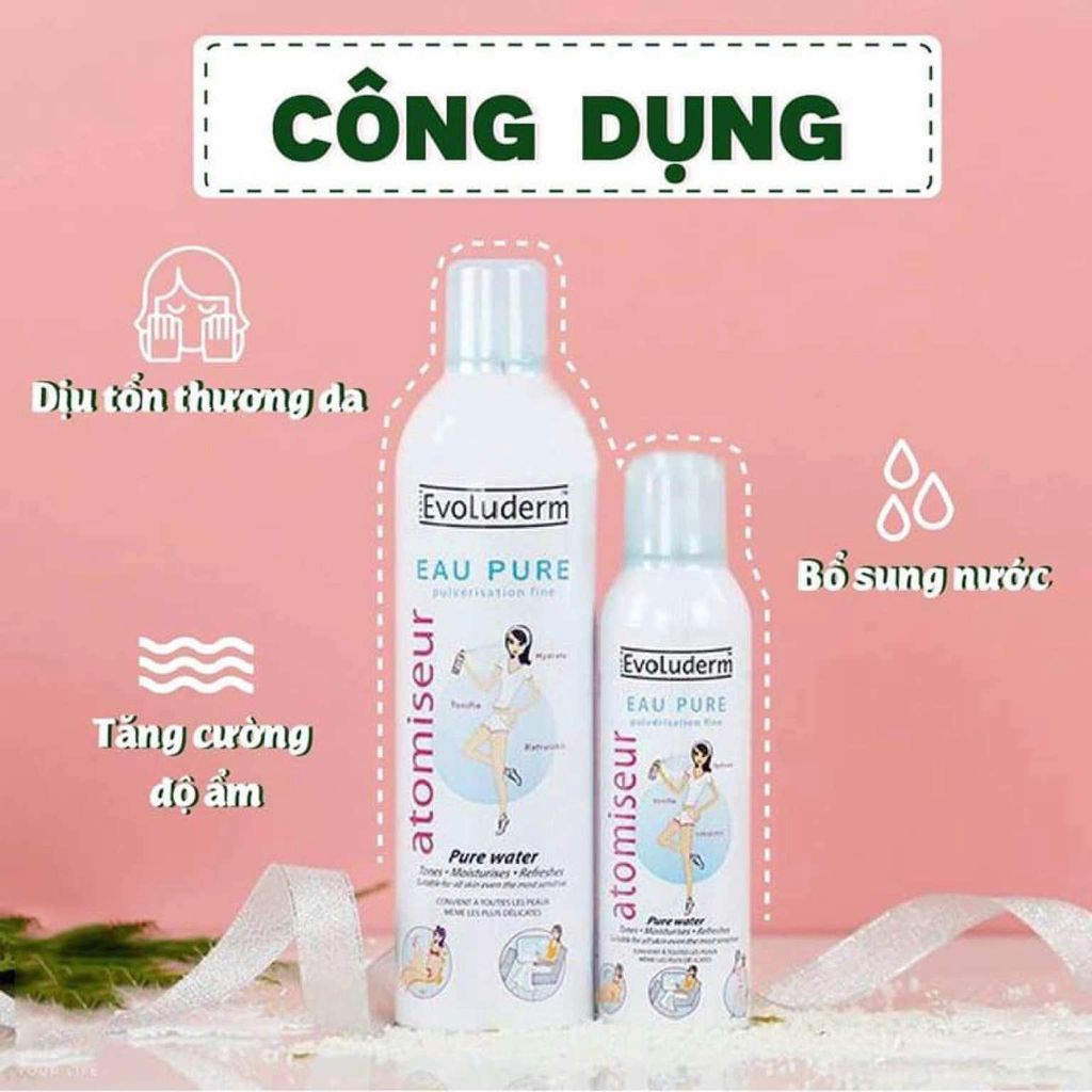 Xịt Khoáng Evoluderm 400ml