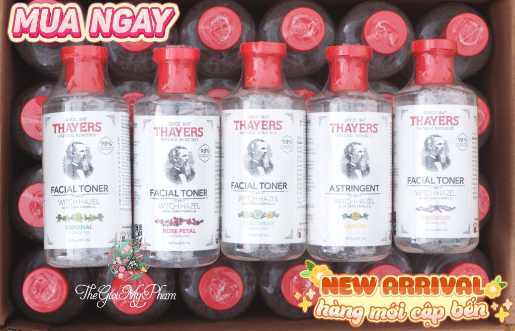 Nước Hoa Hồng Thayers Witchds Hazel 355ml #Rose - Hoa Hồng