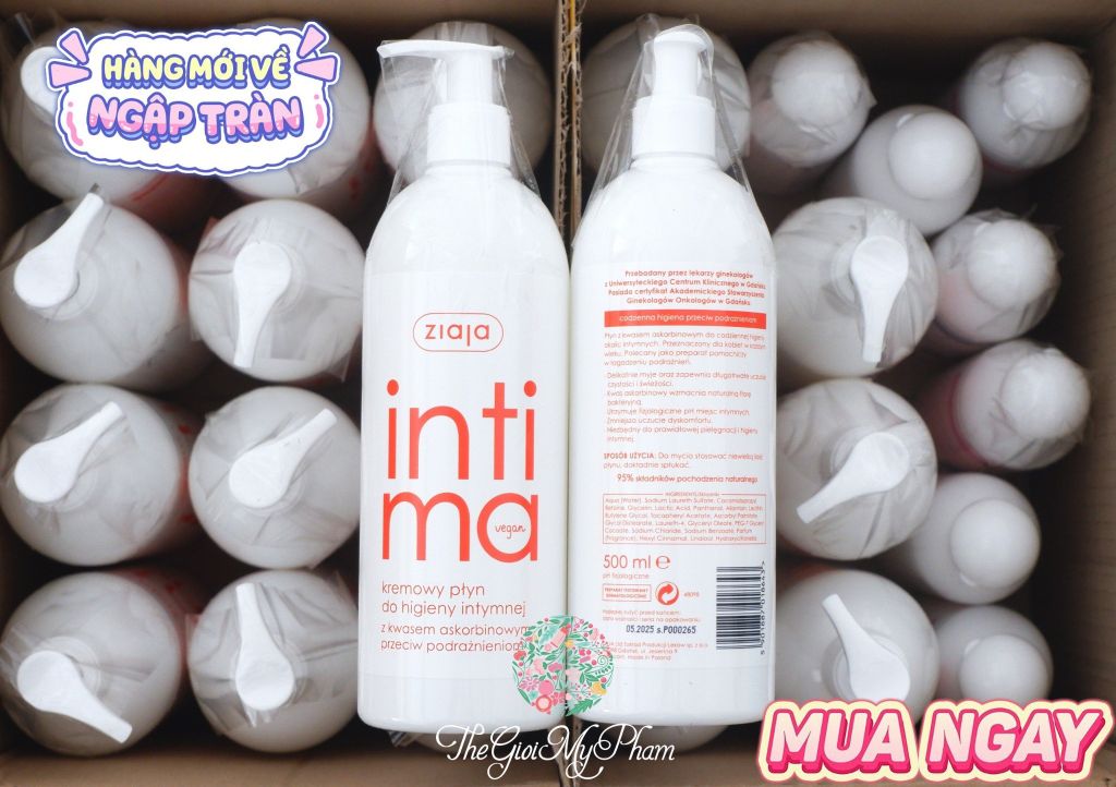 Dung dịch vệ sinh Intima 500ml #Cam
