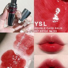 YSL - Son Rouge Volupte Candy Glaze #07 Beige Bliss (Ko Tđ)