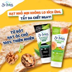 Tẩy Tế Bào Chết Mặt St.ives Trà Xanh 170g