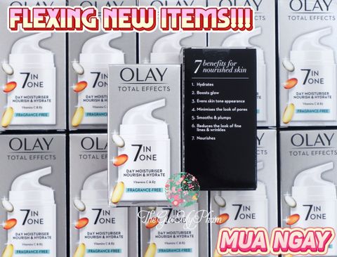 Kem Dưỡng Olay Total Effects 7 In One 50ml (Ngày/Không Mùi)