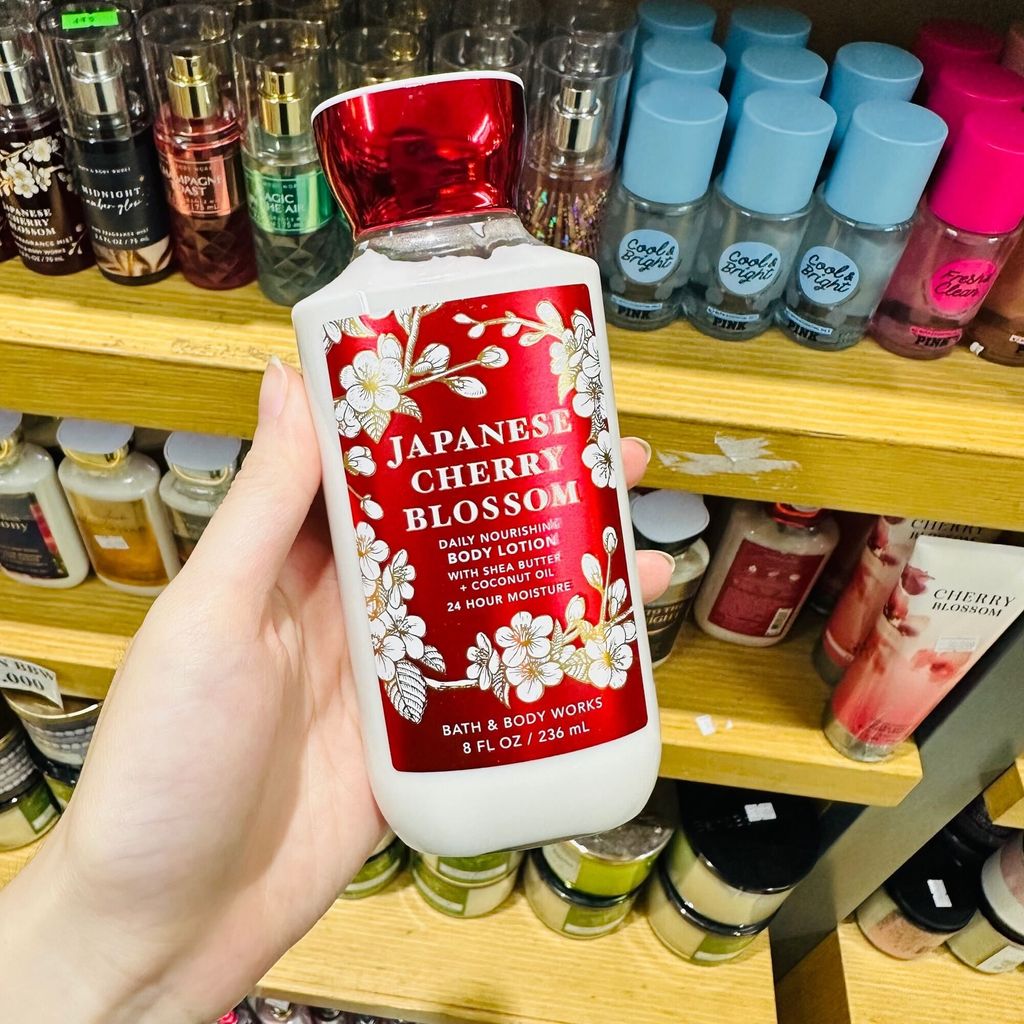 BBW - Body Lotion 236ml #Cherry Blossom (Mẫu mới)