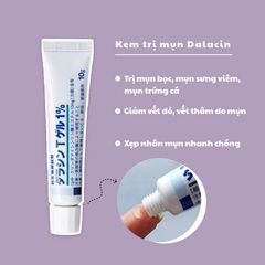 Kem Trị Mụn 1% Dalacin T Gel Nhật Bản 10g